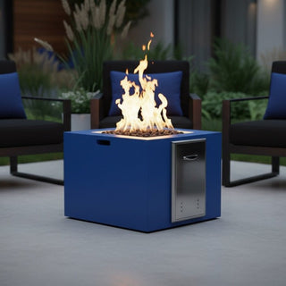Legacy Cube Fire Pit - Concrete (GFRC) - LP - Modofire
