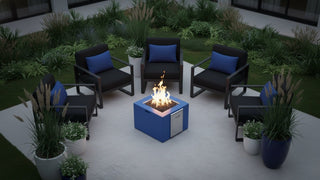 Legacy Cube Fire Pit - Concrete (GFRC) - LP - Modofire