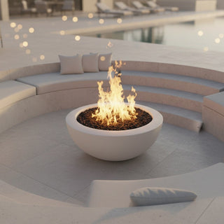 Legacy Round Fire Bowl - Concrete (GFRC) - Modofire