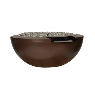 Legacy Round Fire & Water Spillway Bowl - Concrete (GFRC) - Modofire