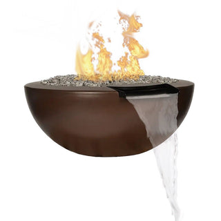 Legacy Round Fire & Water Spillway Bowl - Concrete (GFRC) - Modofire