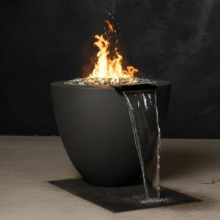 Legacy Round Fire & Water Vase - Concrete (GFRC) - Modofire