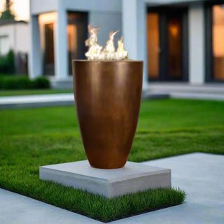 Legacy Round Tall Fire Vase - Modofire