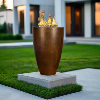 Legacy Round Tall Fire Vase - Modofire