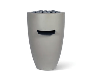 Legacy Round Tall Fire Vase - Formed Concrete (gfrc) - Modofire