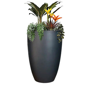 Legacy Round Tall Planter Vase - Concrete (GFRC) - Modofire