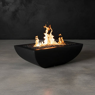 Legacy Square Fire Bowl - Concrete (GFRC) - Modofire