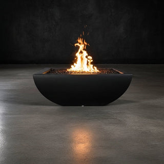 Legacy Square Fire Bowl - Concrete (GFRC) - Modofire