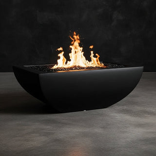Legacy Square Fire Bowl - Concrete (GFRC) - Modofire