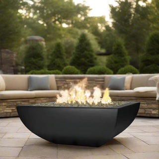 Legacy Square Fire Bowl - Concrete (GFRC) - Modofire