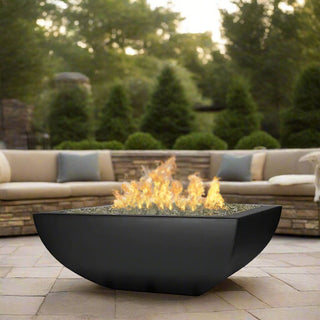 Legacy Square Fire Bowl - Concrete (GFRC) - Modofire