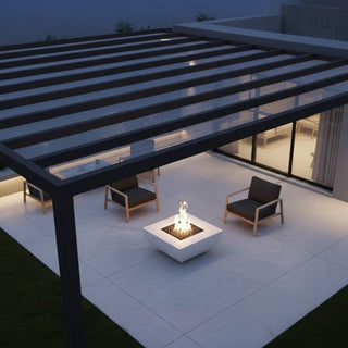 Legacy Square Fire Table - Concrete (GFRC) - Modofire