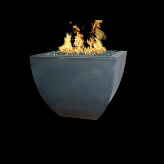 Legacy Square Fire Vase - Concrete (GFRC) - Modofire