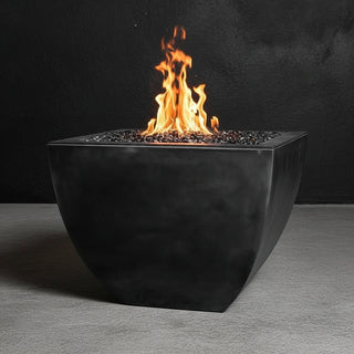 Legacy Square Fire Vase - Concrete (GFRC) - Modofire