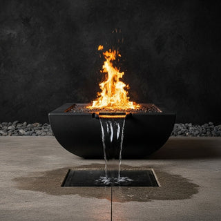 Legacy Square Fire & Water Spillway Bowl - Concrete (GFRC) - Modofire