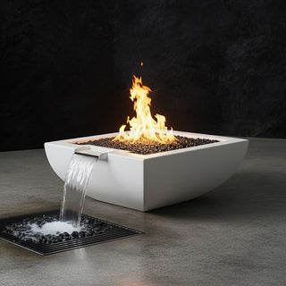 Legacy Square Fire & Water Spillway Bowl - Concrete (GFRC) - Modofire