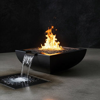 Legacy Square Fire & Water Spillway Bowl - Concrete (GFRC) - Modofire