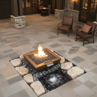 Legacy Square Fire & Water Spillway Bowl - Concrete (GFRC) - Modofire