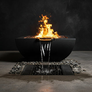 Legacy Square Fire & Water Spillway Bowl - Concrete (GFRC) - Modofire