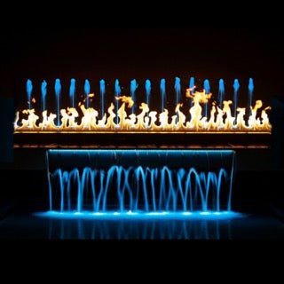 Linear Fire, Water Fountain & Spillways - Modofire