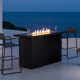 Lineo Bar Fire Table - Aluminum - Modofire