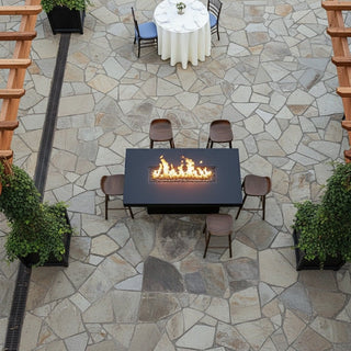 Lineo Bold Fire Pit Bar Table - Modofire