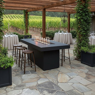 Lineo Bold Fire Pit Bar Table - Modofire