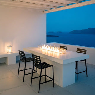 Lineo Bold Fire Pit Bar Table - Modofire