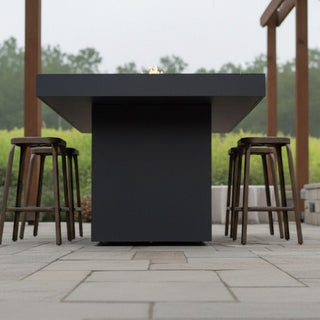 Lineo Bold Fire Pit Bar Table - Modofire