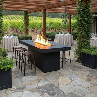 Lineo Bold Fire Pit Bar Table - Modofire