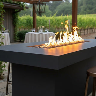 Lineo Bold Fire Pit Bar Table - Modofire