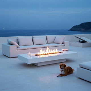 Lineo Bold Fire Pit Coffee Table - Aluminum - Modofire