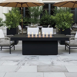 Lineo Bold Fire Pit Dining Table - Modofire