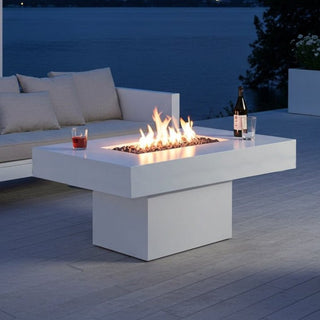 Lineo Bold Fire Pit Dining Table - Aluminum - Modofire