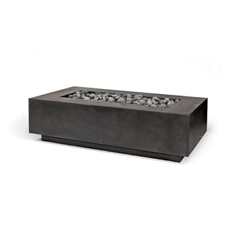 Lineo Cast Fire Table - Cast Stone Honed Finish - modofire🔥