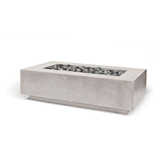 Lineo Cast Fire Table - Cast Stone Honed Finish - modofire🔥