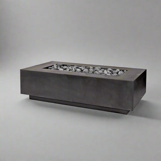 Lineo Cast Fire Table - Cast Stone Honed Finish - Modofire