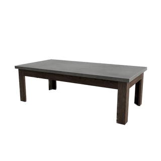 Lineo Coffee Table - Concrete with Wood Base - Modofire