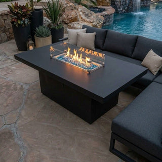 Lineo Fire Coffee Table • Hidden Tank
