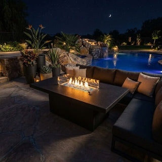 Lineo Fire Coffee Table • Hidden Tank