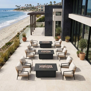 Lineo Fire Coffee Table • Hidden Tank • LP - Modofire