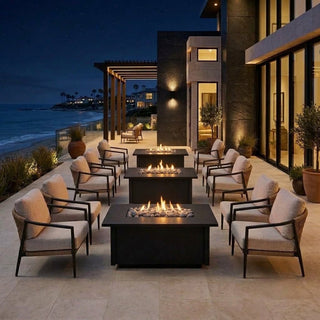 Lineo Fire Coffee Table • Hidden Tank • LP - Modofire