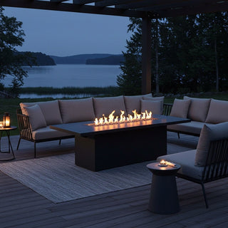 Lineo Fire Pit Dining Table - Modofire