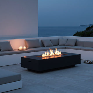 Lineo Fire Pit with Toekick - Aluminum - Modofire