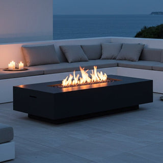 Lineo Fire Pit with Toekick - Aluminum - Modofire