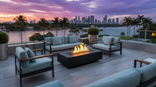 Lineo Rise Fire Pit Table - Modofire
