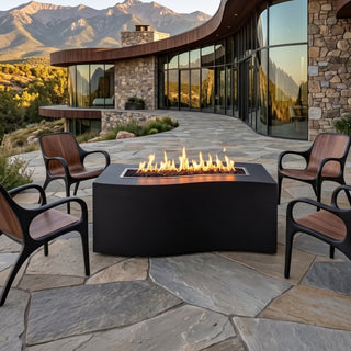 Lineo Wave Fire Pit • Hidden Tank • LP - Modofire