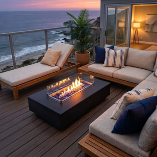 Lineo Wide Float Fire Pit - Modofire
