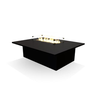 Lineo Wide Top Fire Coffee Table - Corner - Modofire