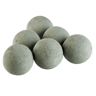 Lite Stone Fire Balls - Cape Gray - 4" - Set of 6 - Modofire